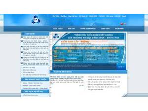 Trường Đại học Bách khoa TP Hồ Chí Minh's Website Screenshot