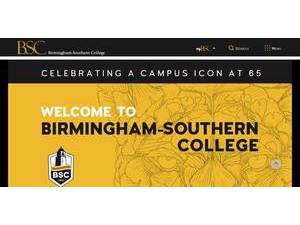 Birmingham-Southern College's Website Screenshot
