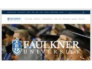 Faulkner University's Website Screenshot