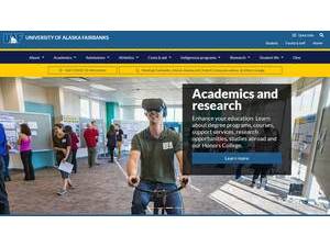 University of Alaska Fairbanks's Website Screenshot