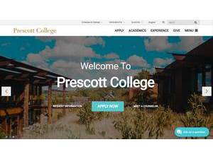 Prescott College's Website Screenshot