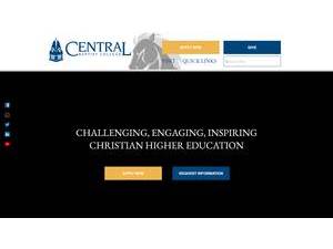 Central Baptist College's Website Screenshot