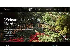 Harding University's Website Screenshot