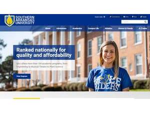 Southern Arkansas University's Website Screenshot
