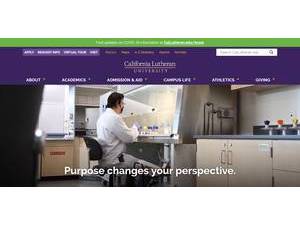 California Lutheran University's Website Screenshot