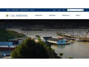 California State University Maritime Academy's Website Screenshot