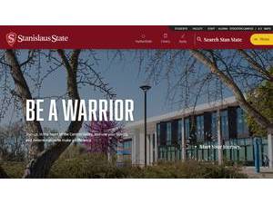 California State University, Stanislaus's Website Screenshot