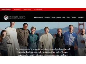Dominican School of Philosophy & Theology's Website Screenshot