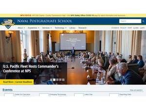 Naval Postgraduate School's Website Screenshot