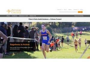 Pitzer College's Website Screenshot