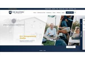The Master's University's Website Screenshot