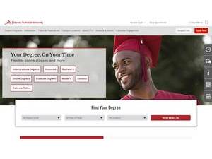 Colorado Technical University's Website Screenshot
