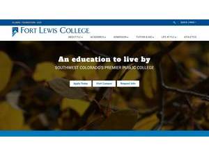 Fort Lewis College's Website Screenshot