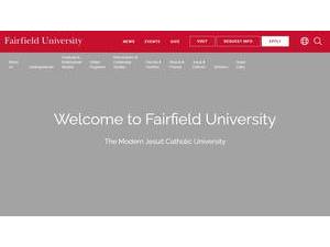 Fairfield University's Website Screenshot