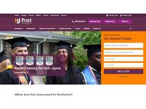 Post University's Website Screenshot