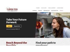 Florida Institute of Technology's Website Screenshot