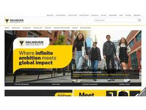 Dalhousie University's Website Screenshot