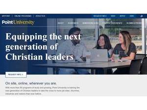 Point University's Website Screenshot