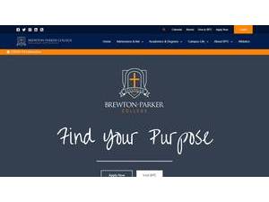 Brewton-Parker College's Website Screenshot
