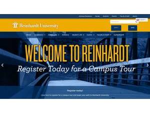 Reinhardt University's Website Screenshot
