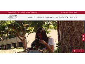University of Hawaii-West Oahu's Website Screenshot