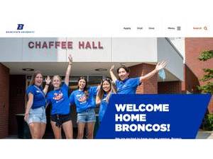 Boise State University's Website Screenshot