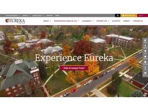 Eureka College's Website Screenshot
