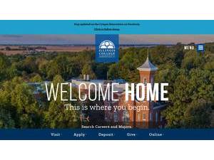 Illinois College's Website Screenshot