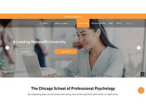 The Chicago School of Professional Psychology's Website Screenshot