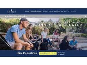 Trinity Christian College's Website Screenshot
