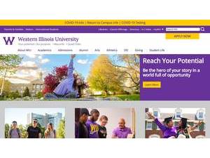 Western Illinois University's Website Screenshot