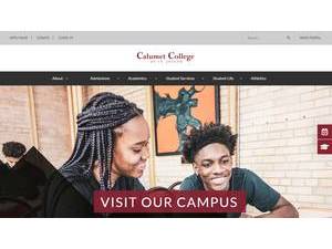 Calumet College of St. Joseph's Website Screenshot