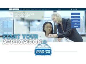 Indiana State University's Website Screenshot