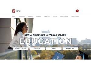 Indiana University-Purdue University Indianapolis's Website Screenshot