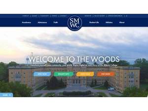 Saint Mary-of-the-Woods College's Website Screenshot