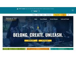 Briar Cliff University's Website Screenshot