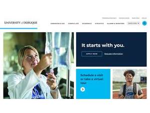 University of Dubuque's Website Screenshot