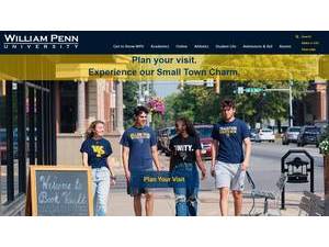 William Penn University's Website Screenshot