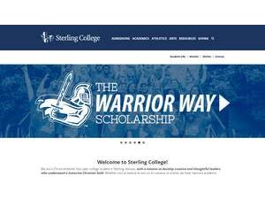 Sterling College's Website Screenshot