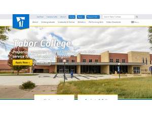 Tabor College's Website Screenshot