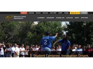 Wichita State University's Website Screenshot
