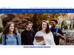 Alice Lloyd College's Website Screenshot