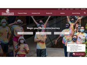Bellarmine University's Website Screenshot