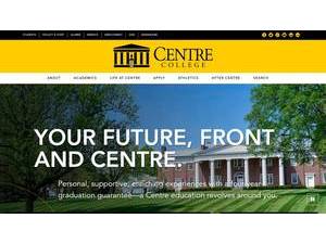 Centre College's Website Screenshot