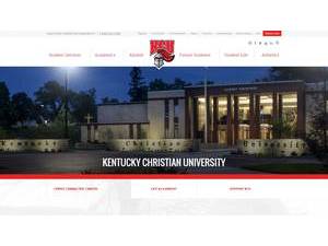 Kentucky Christian University's Website Screenshot