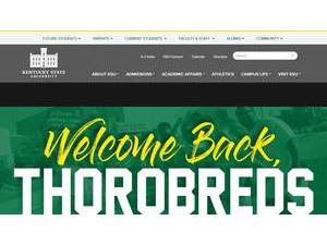 Kentucky State University's Website Screenshot