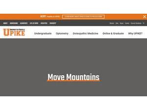 University of Pikeville's Website Screenshot