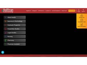 Sullivan University's Website Screenshot