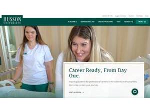 Husson University's Website Screenshot