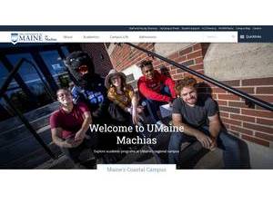 University of Maine at Machias's Website Screenshot